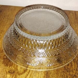Vintage Clear Glass Bowl